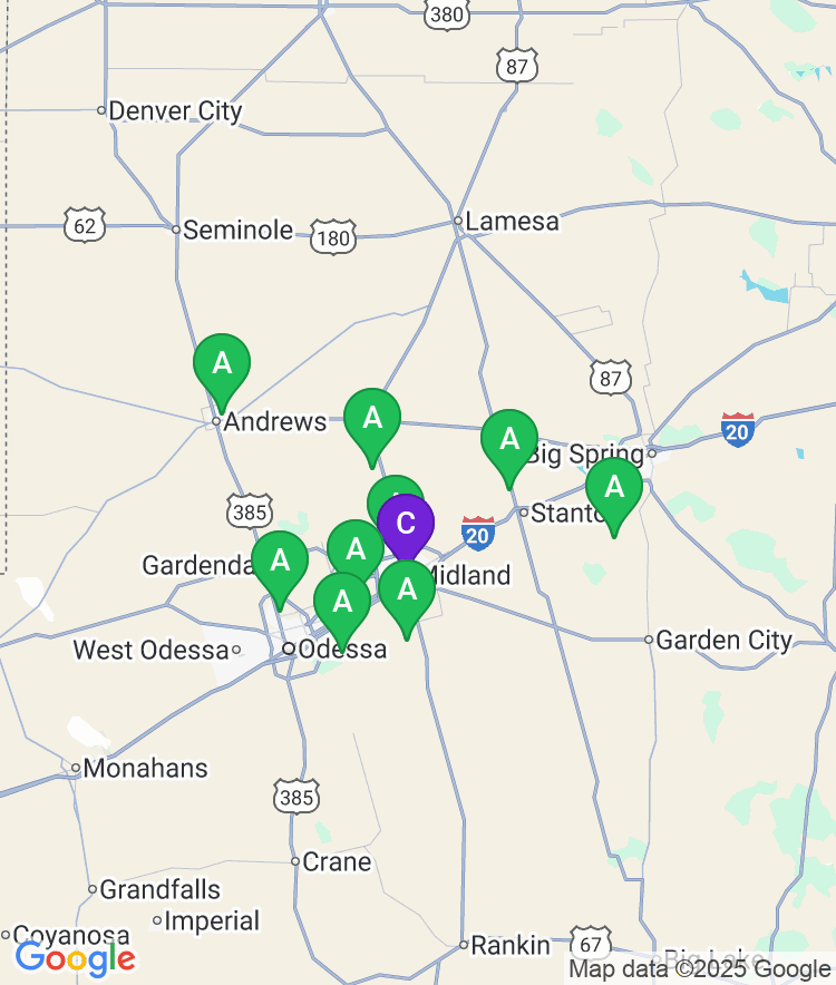 Midland Available Airport Options